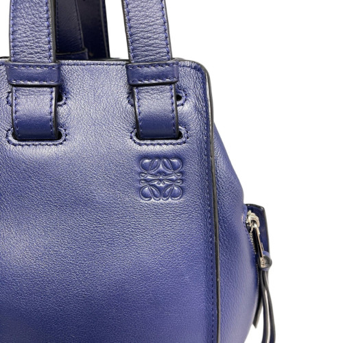 Loewe Small Hammock Calfskin Dark Blue