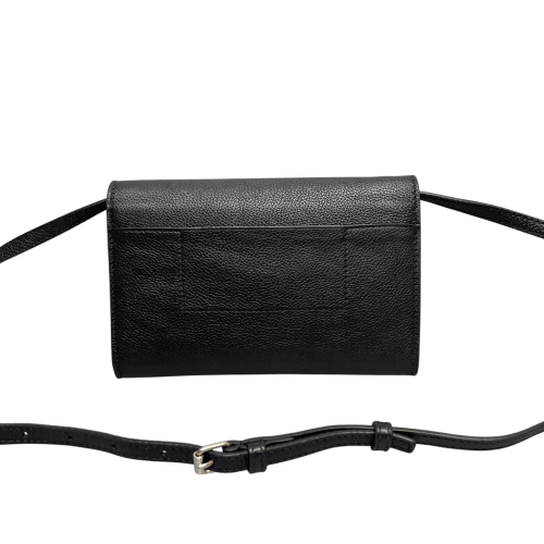Balenciaga Shoulder Bag Grained Calfskin Black