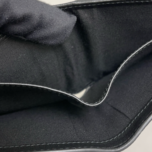 Dior Compact Wallet Grained Calfskin Black Dior Compact Wallet Grained Calfskin Black