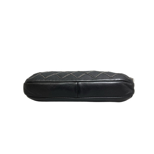 Chanel Quilted Shoulder Bag Calfskin Black