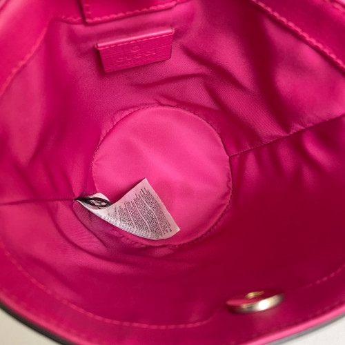 Gucci Bucket GG Supreme Monogram Beige Brown Pink