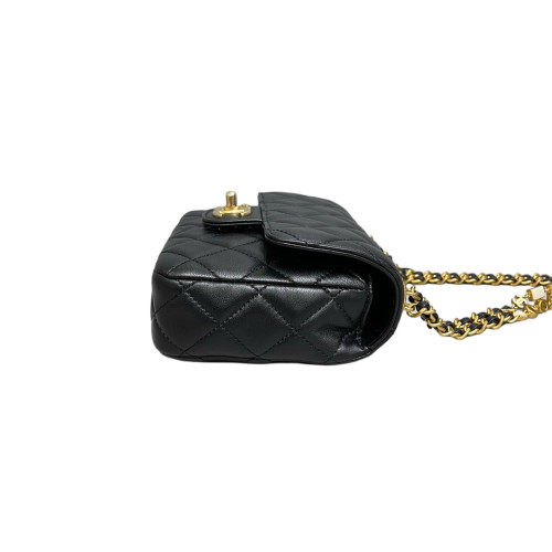 Chanel Quilted Flap Bag Lambskin Black Chanel Quilted Flap Bag Lambskin Black