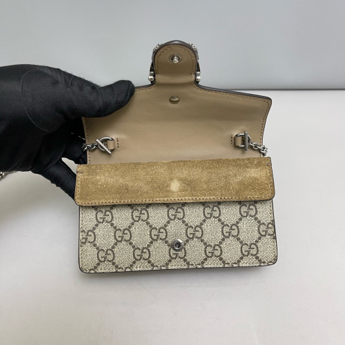 Gucci Super Mini Dionysus GG Monogram Khaki Gucci Super Mini Dionysus GG Monogram Khaki