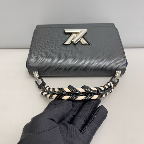 Louis Vuitton Twist Top Handle MM Epi Black