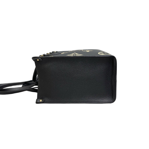 Louis Vuitton Onthego MM Empreinte Monogram Giant Black Beige