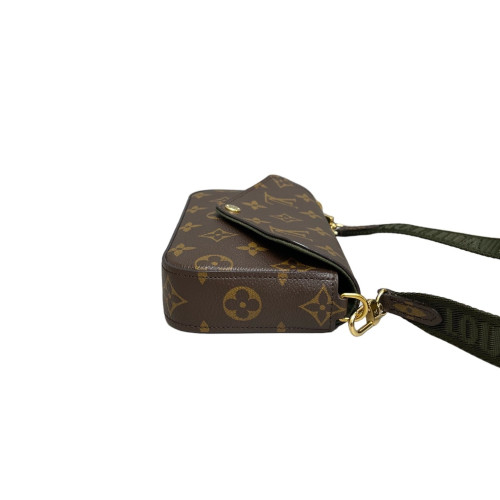 Louis Vuitton Felicie Strap & Go Monogram Brown Green