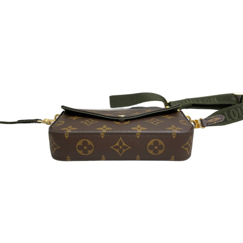 Louis Vuitton Felicie Strap & Go Monogram Brown Green