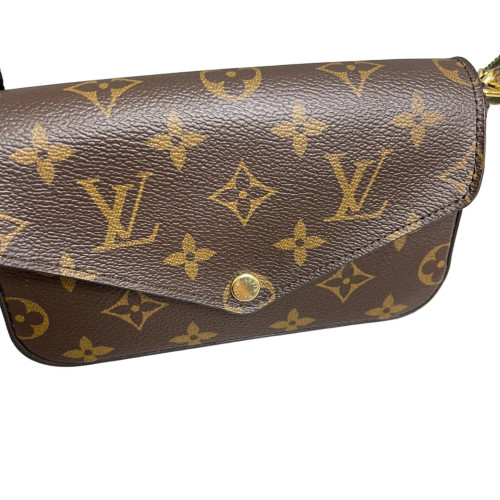 Louis Vuitton Felicie Strap & Go Monogram Brown Green