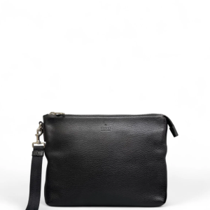 Gucci Clutch Grained Calfskin Black