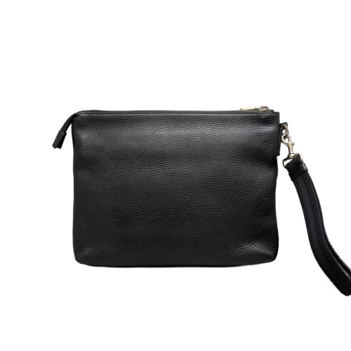 Gucci Clutch Grained Calfskin Black