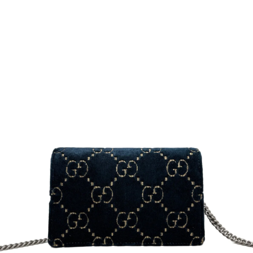 Gucci Super Mini Dionysus Velvet Blue Gucci Super Mini Dionysus Velvet Blue