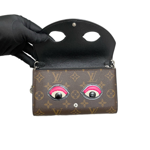 Louis Vuitton X Kansai Yamamoto Kabuki Shoulder Bag Monogram Brown Black White