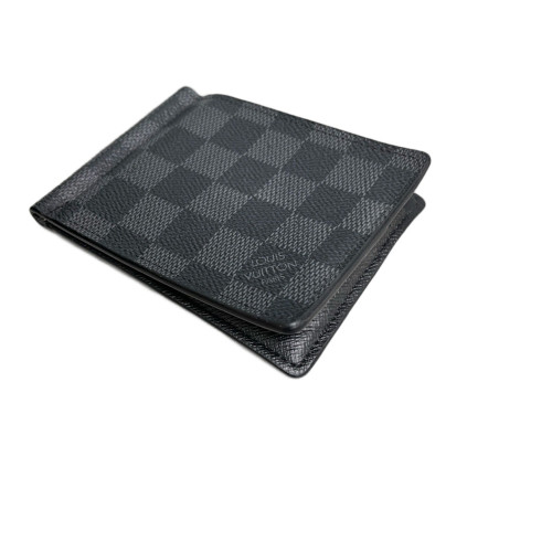 Louis Vuitton Compact Wallet Damier Graphite Black