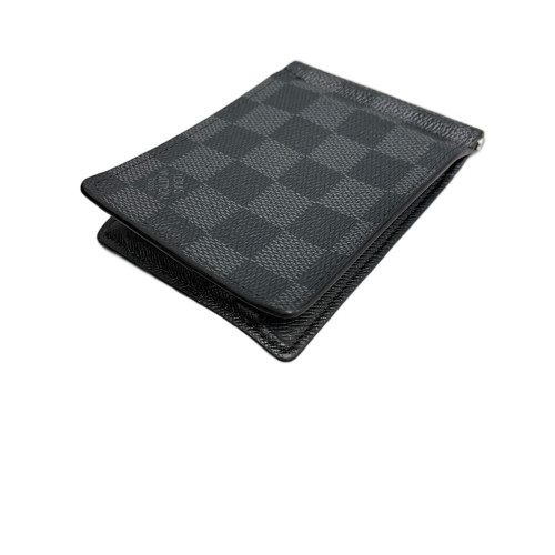 Louis Vuitton Compact Wallet Damier Graphite Black