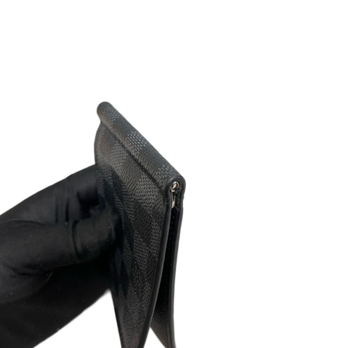 Louis Vuitton Compact Wallet Damier Graphite Black