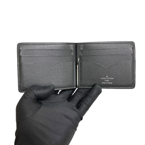Louis Vuitton Compact Wallet Damier Graphite Black