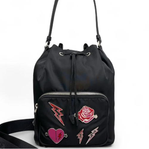 Prada Bucket Tessuto Nylon Black