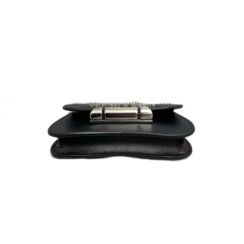 Prada Shoulder Bag Calfskin Black