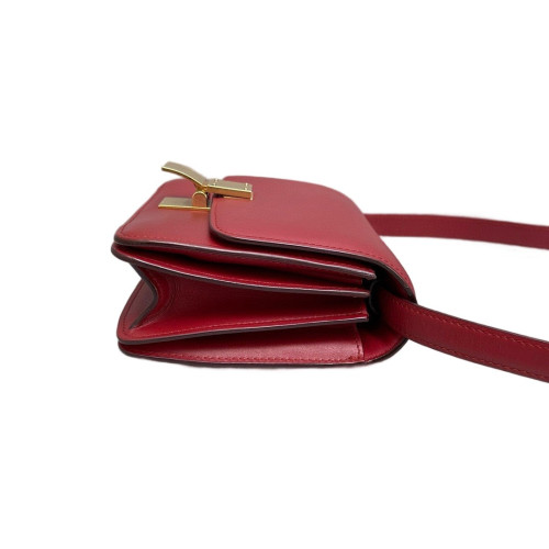 Celine Small Classic Box Smooth Calfskin Red