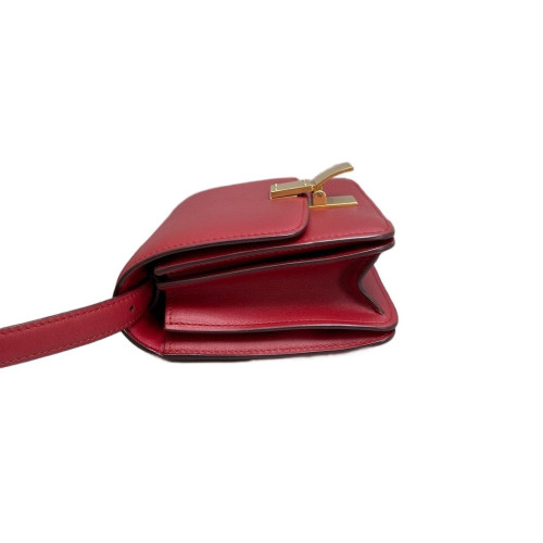 Celine Small Classic Box Smooth Calfskin Red