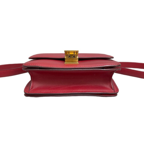 Celine Small Classic Box Smooth Calfskin Red