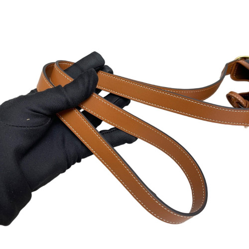 Celine Bucket Triomphe Tan Dark Brown Celine Bucket Triomphe Tan Dark Brown