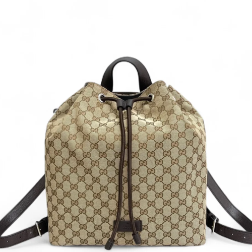 Gucci Backpack GG Supreme Monogram Brown Beige
