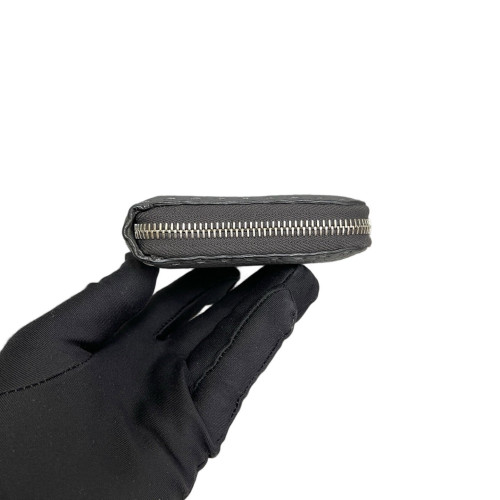 Fendi Continental Wallet Grained Calfskin Grey