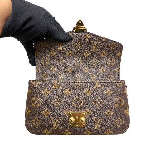 Louis Vuitton Pochette Metis East West Monogram Brown