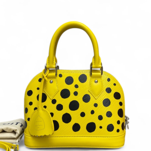 Louis Vuitton Alma BB Epi Yellow Black