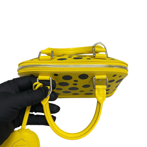 Louis Vuitton Alma BB Epi Yellow Black