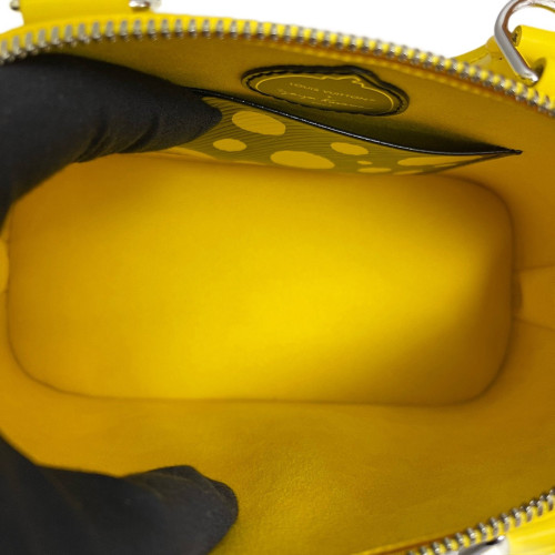 Louis Vuitton Alma BB Epi Yellow Black