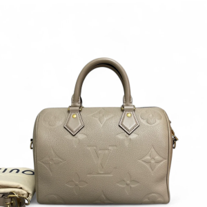 Louis Vuitton Speedy Bandouliere 25 Empreinte Monogram Giant Grey
