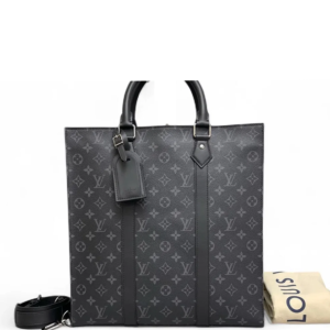 Louis Vuitton Sac Plat Gm Monogram Eclipse Black