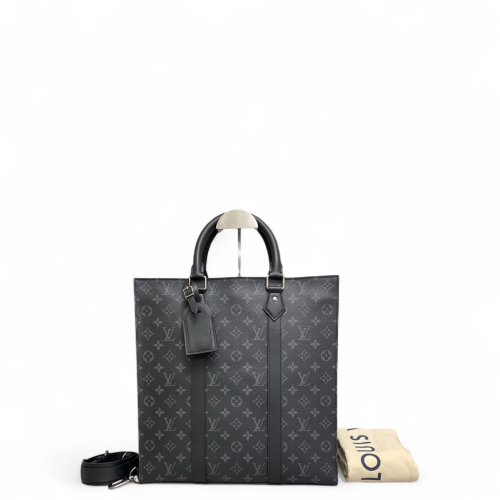 Louis Vuitton Sac Plat Gm Monogram Eclipse Black
