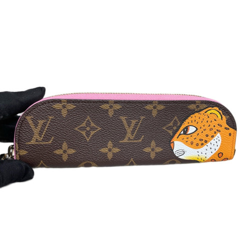 Louis Vuitton Charlotte Pencil Pouch Monogram Brown Pink Orange