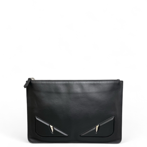 Fendi Clutch Calfskin Black Fendi Clutch Calfskin Black