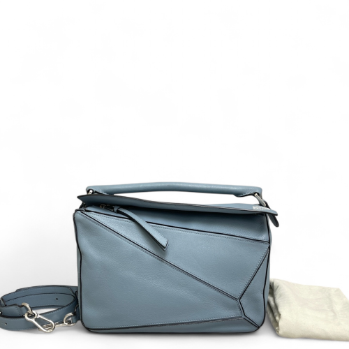 Loewe Medium Puzzle Calfskin Dusty Blue