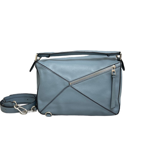 Loewe Medium Puzzle Calfskin Dusty Blue