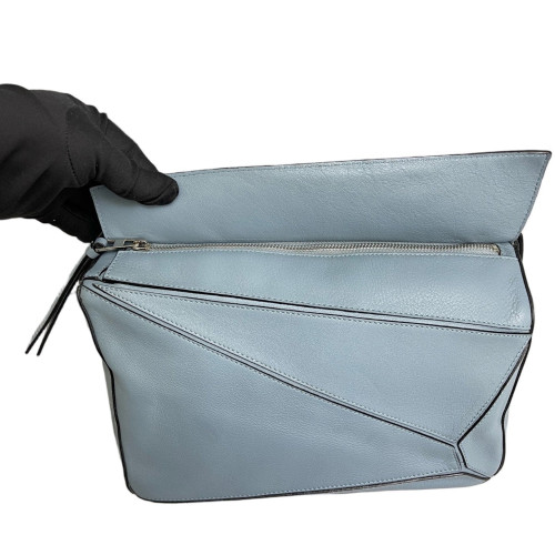 Loewe Medium Puzzle Calfskin Dusty Blue