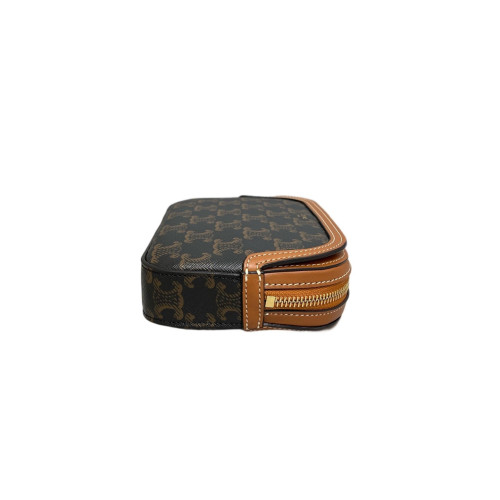 Celine Bumbag Triomphe Tan Brown
