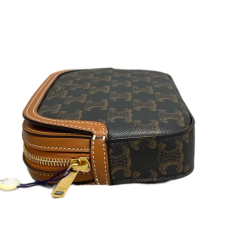 Celine Bumbag Triomphe Tan Brown