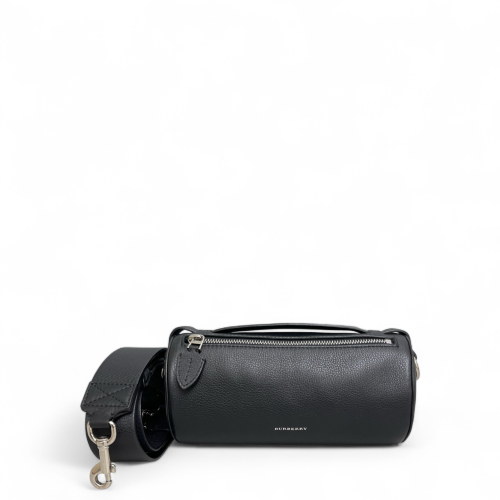 Burberry Mini The Barrel Bag Grained Calfskin Black Burberry Mini The Barrel Bag Grained Calfskin Black