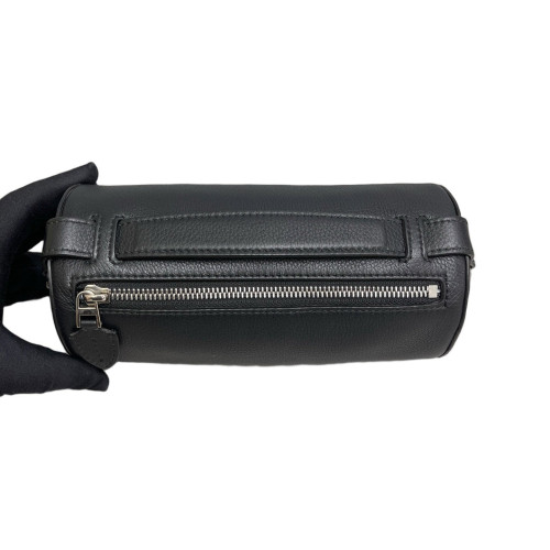 Burberry Mini The Barrel Bag Grained Calfskin Black Burberry Mini The Barrel Bag Grained Calfskin Black