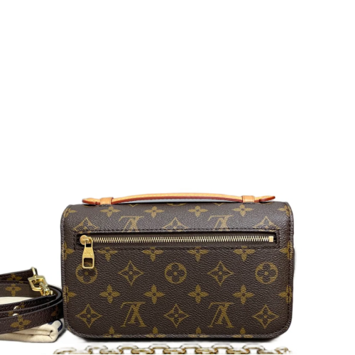 Louis Vuitton Pochette Metis East West Monogram Brown