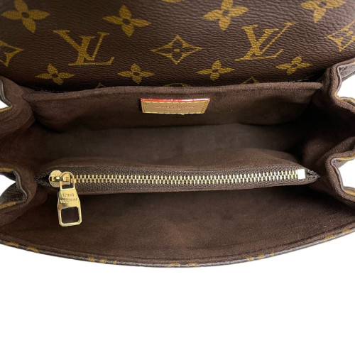 Louis Vuitton Pochette Metis East West Monogram Brown