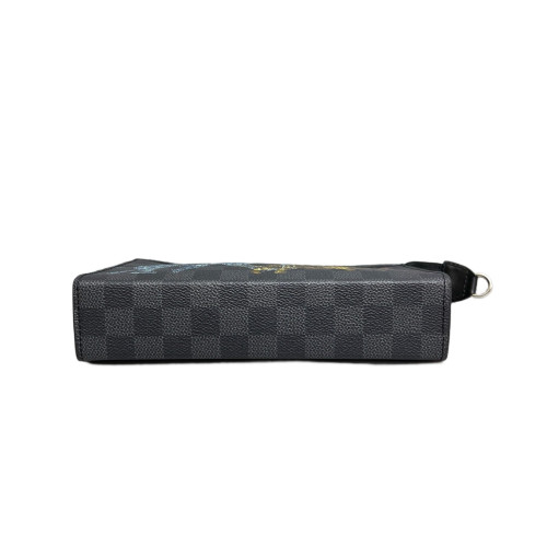 Louis Vuitton Gaston Wearable Wallet Damier Graphite Black