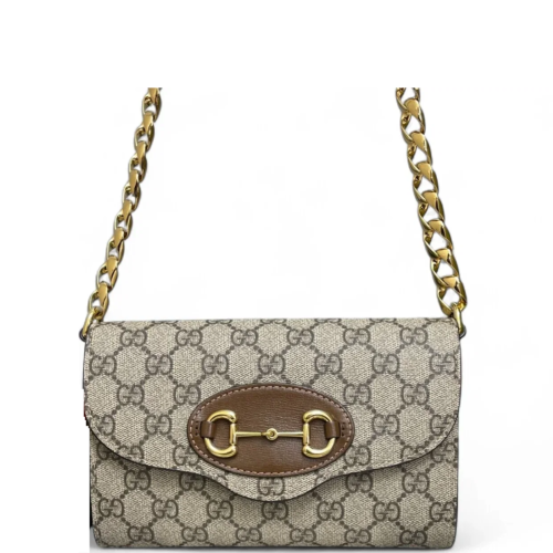 Gucci Shoulder Bag GG Monogram Beige Brown Gucci Shoulder Bag GG Monogram Beige Brown