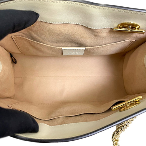 Gucci Small Padlock Tote GG Supreme Monogram White Gucci Small Padlock Tote GG Supreme Monogram White