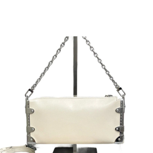 Louis Vuitton Slim Soft Trunk Calfskin Ecru